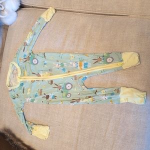 Little Sleepies bunny pajamas, 0-3 months